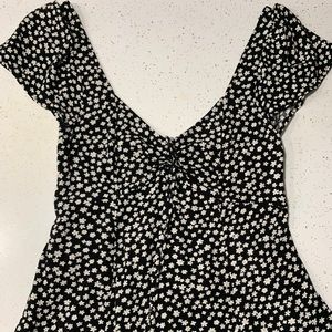 American Eagle Floral V-Neck Dress